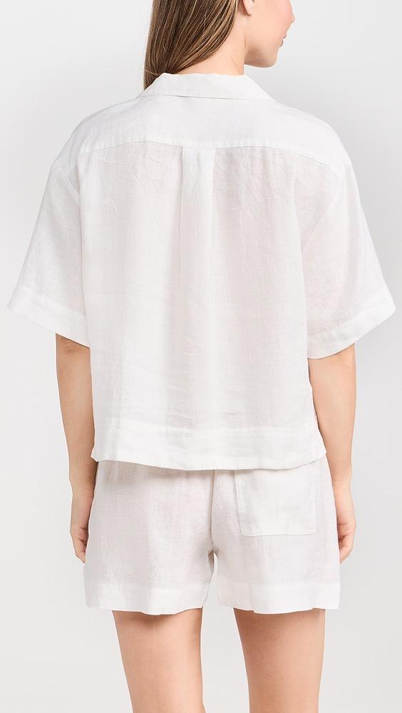 Eberjey Garment Dyed Linen Short Set | Shopbop Product Image