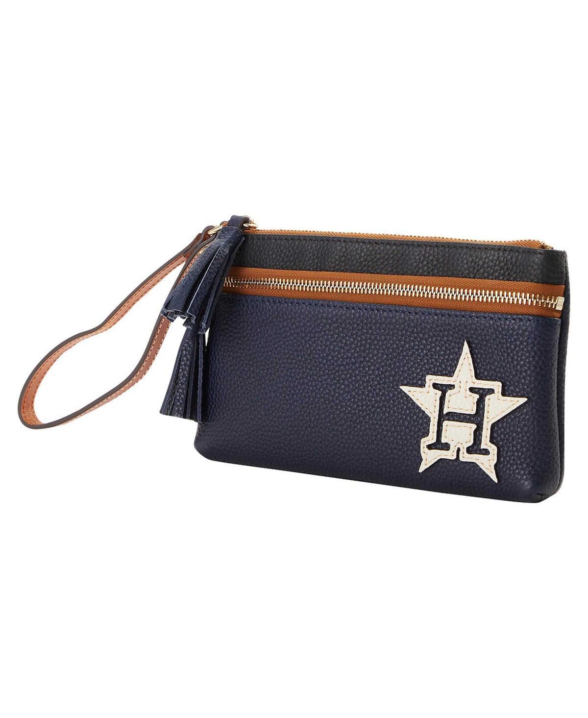 Dooney & Bourke Womens Houston Astros Infield Double-Zip Wristlet Product Image