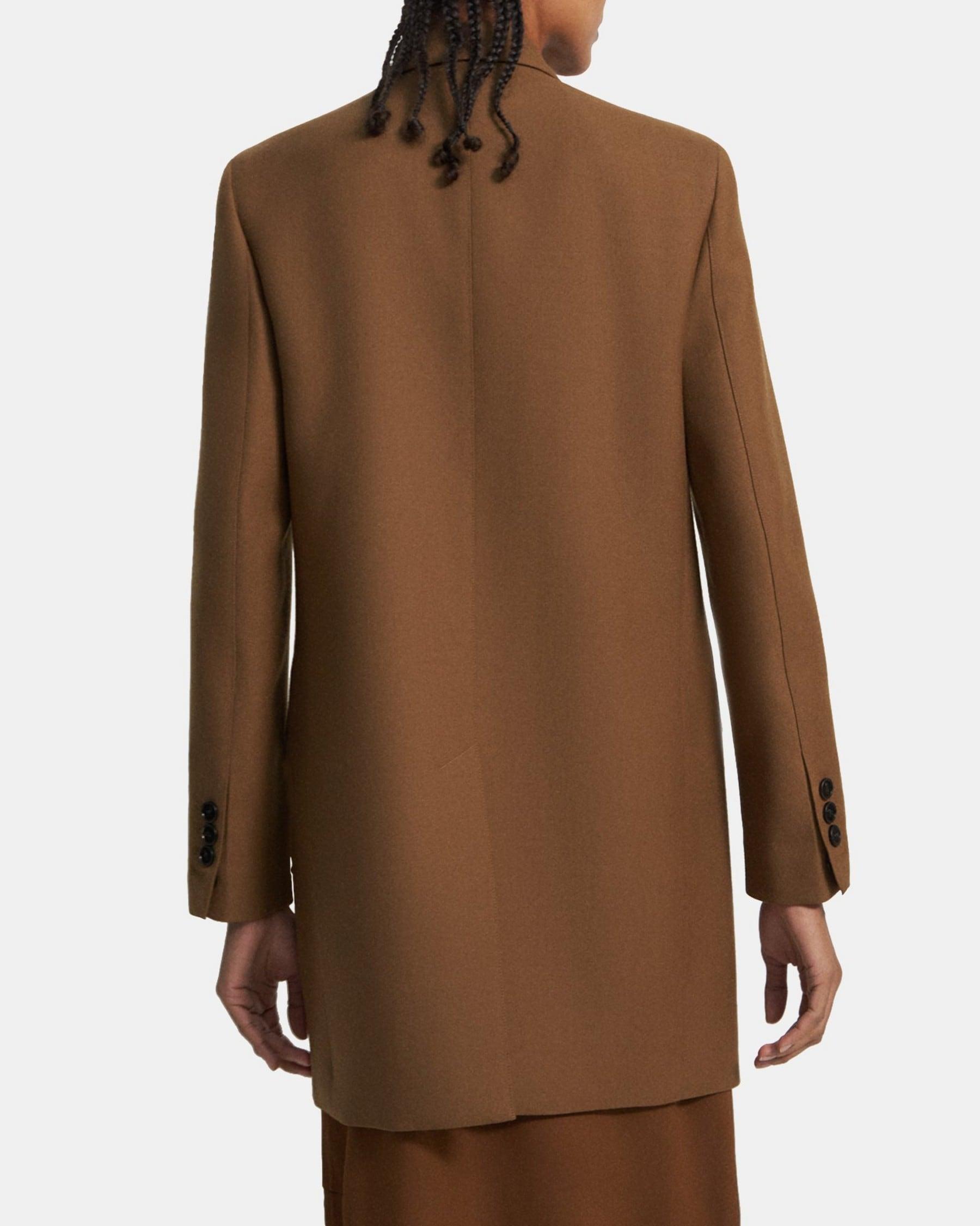 Double-Breasted Bonded Wool Coat Product Image