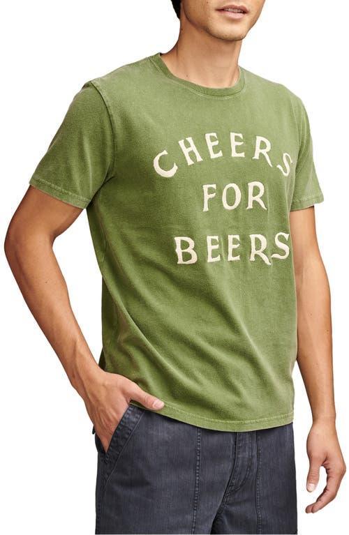 Lucky Brand Cheers (Garden ) Men's Short Sleeve Knit Product Image