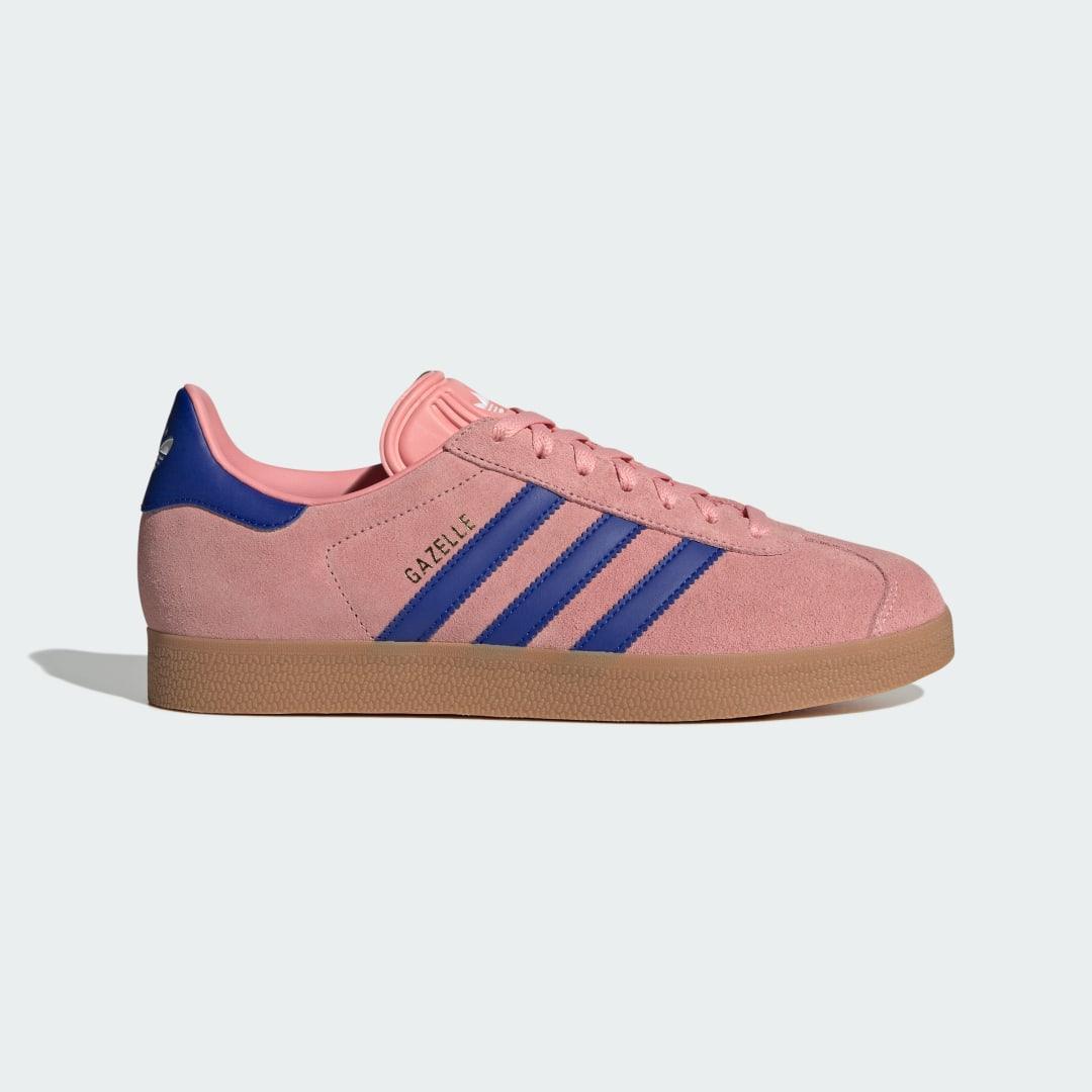 adidas Originals Mens adidas Originals Gazelle - Mens Shoes Semi Pink Spark/Gum/Lucid Blue Product Image