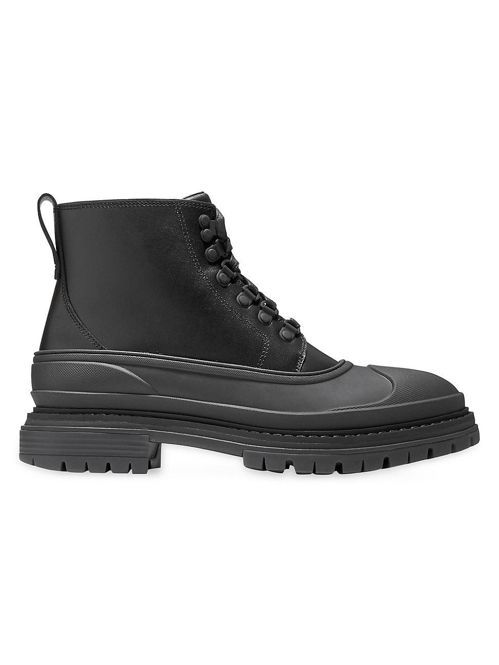 Mens Stratton Shroud Leather Lug-Sole Boots Product Image