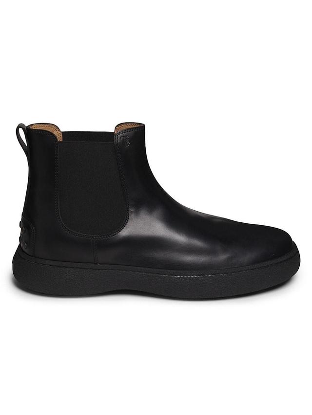 Mens Leather Ankle Boots Product Image