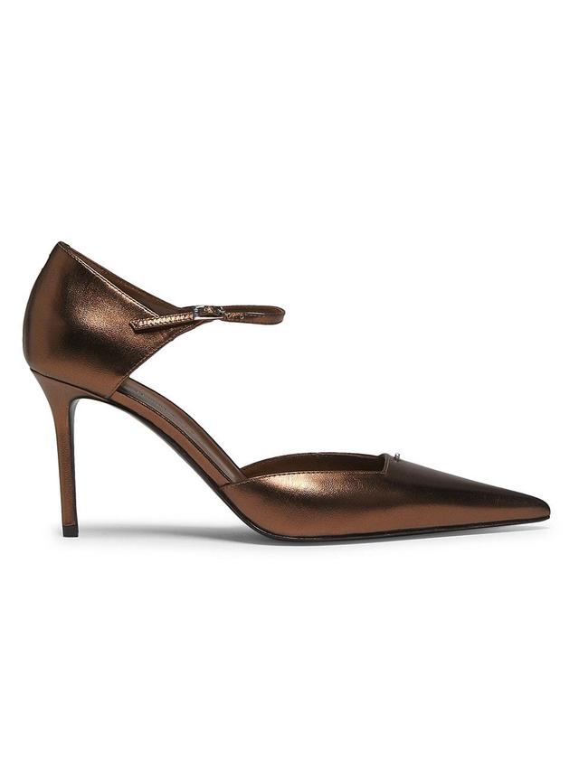 Womens Metallic Leather Pumps Product Image