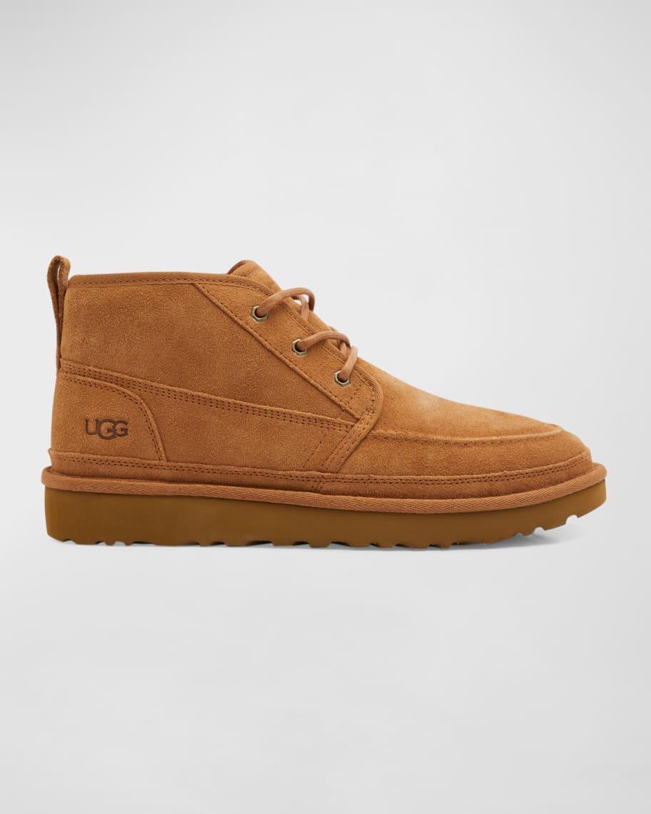 Men's Neumel Moc Shearling-Lined Suede Chukka Boots Product Image