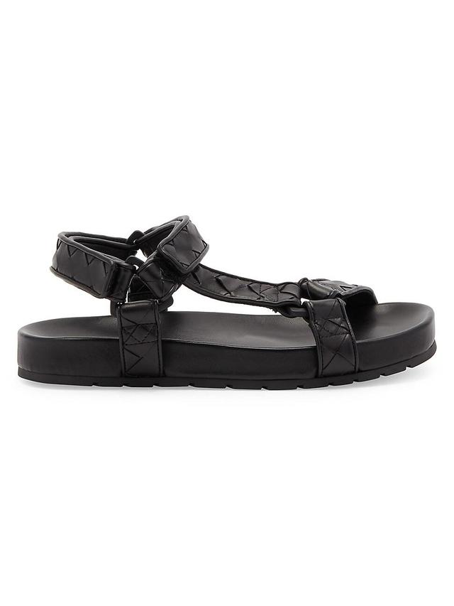 Womens Intrecciato Leather Sandals Product Image