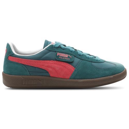 PUMA Womens PUMA Palermo Play Paris - Womens Shoes Green/Cherry Product Image