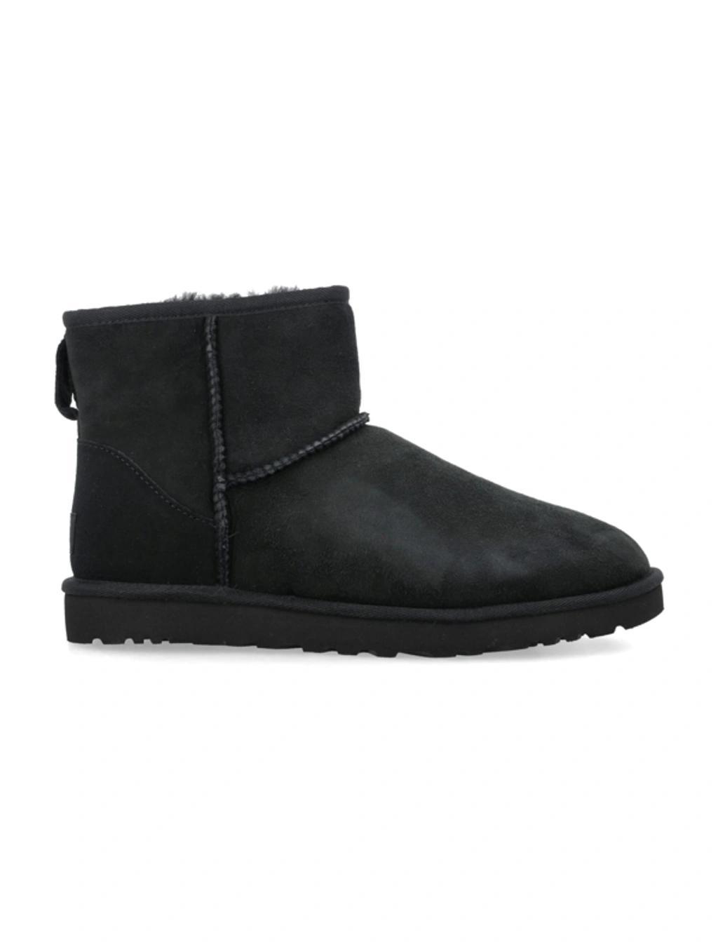 UGG Classic Mini Shearling-lined Boots In Black Product Image