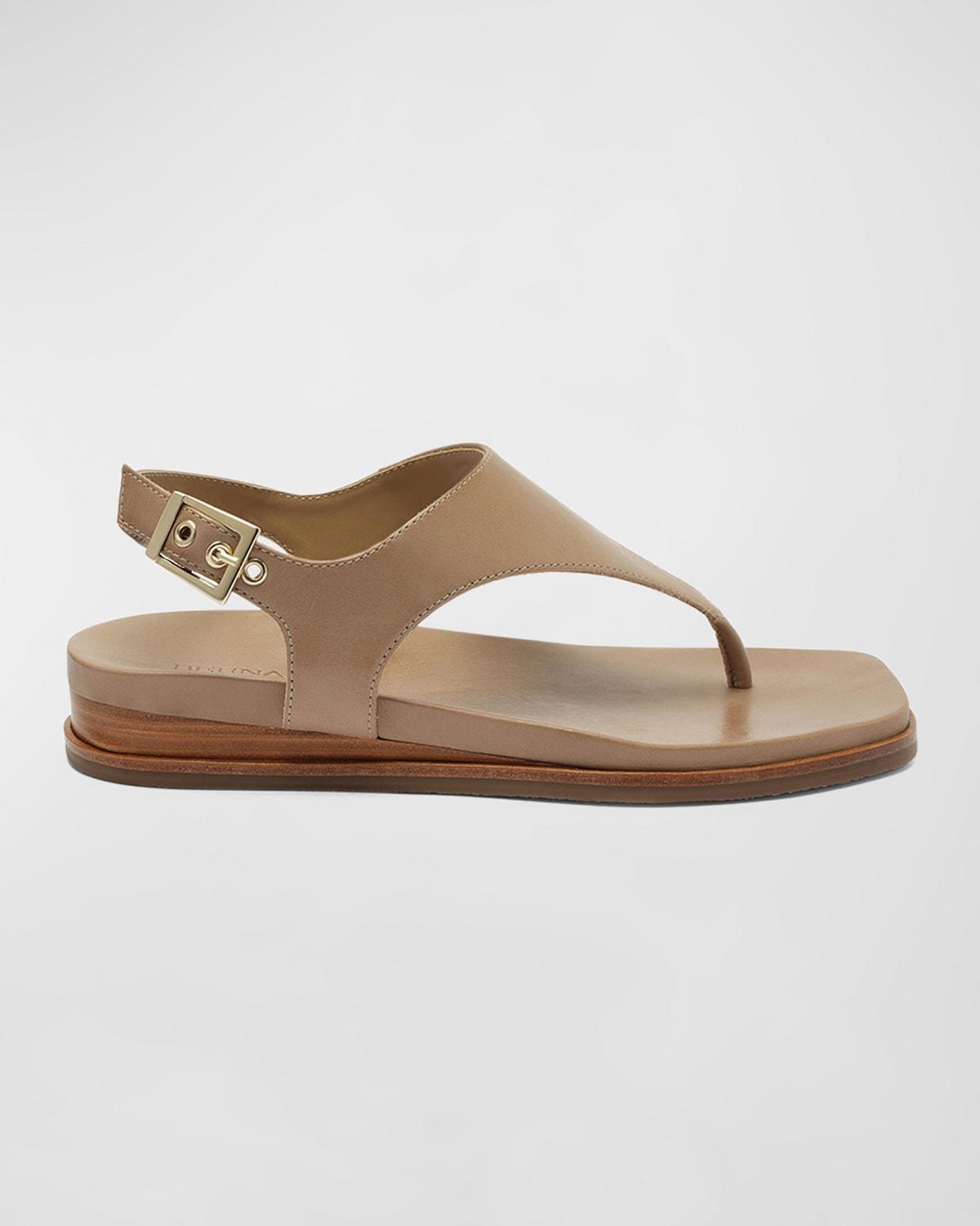 Womens Concord Leather Wedge Sandals Product Image