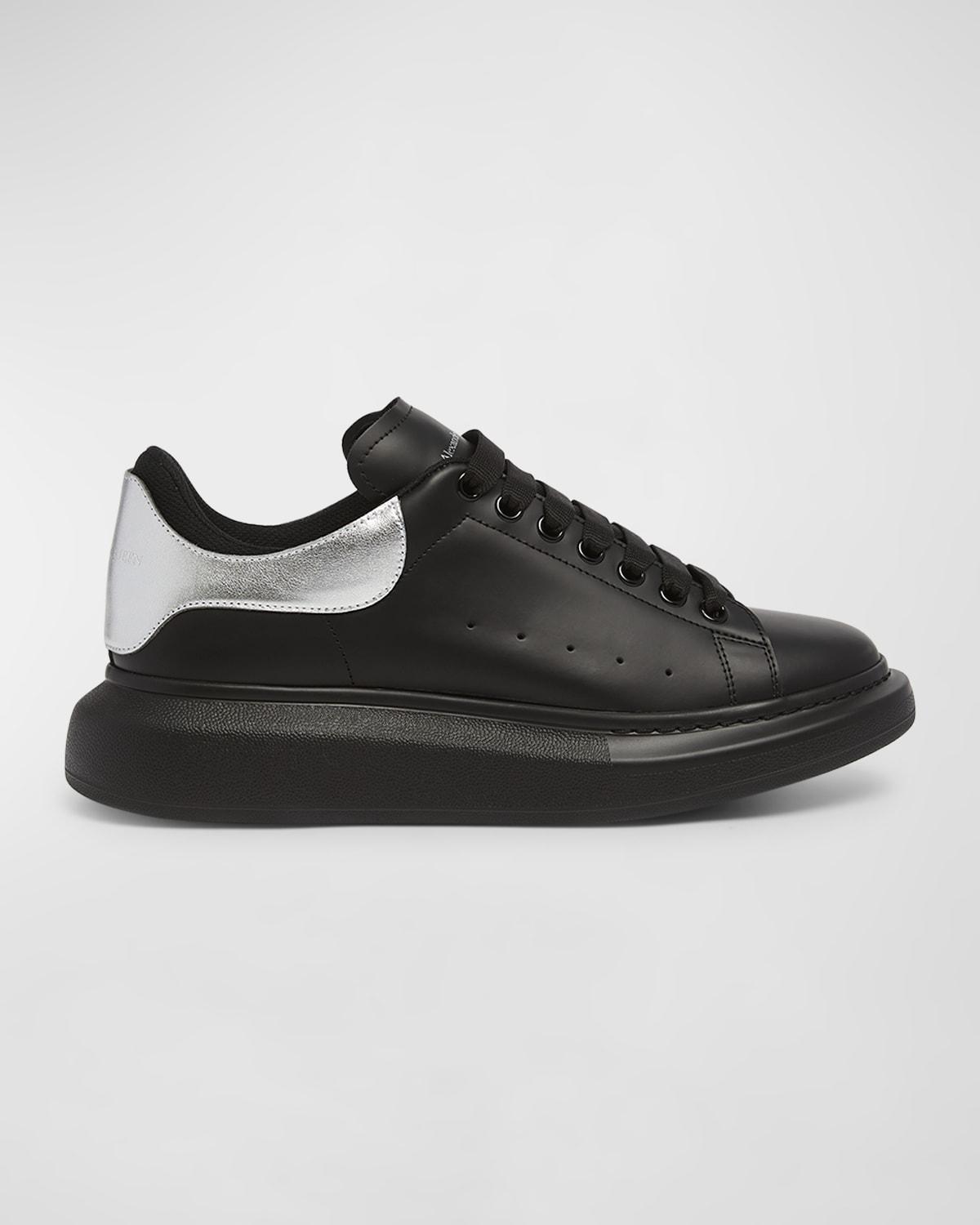 Mens Leather Low-Top Sneakers Product Image