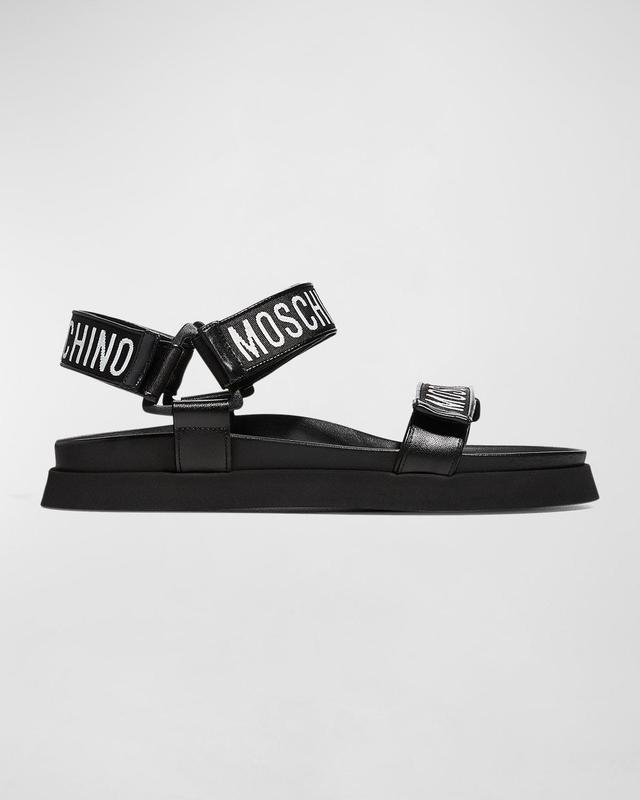 Mens Logo Tape Sandals Product Image