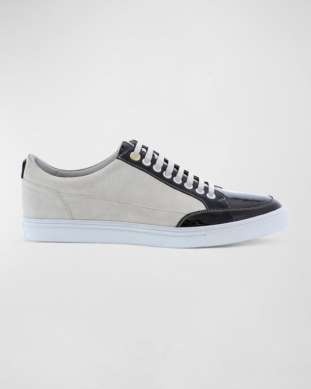 Mens Buffet Suede/Leather Low-Top Sneakers Product Image