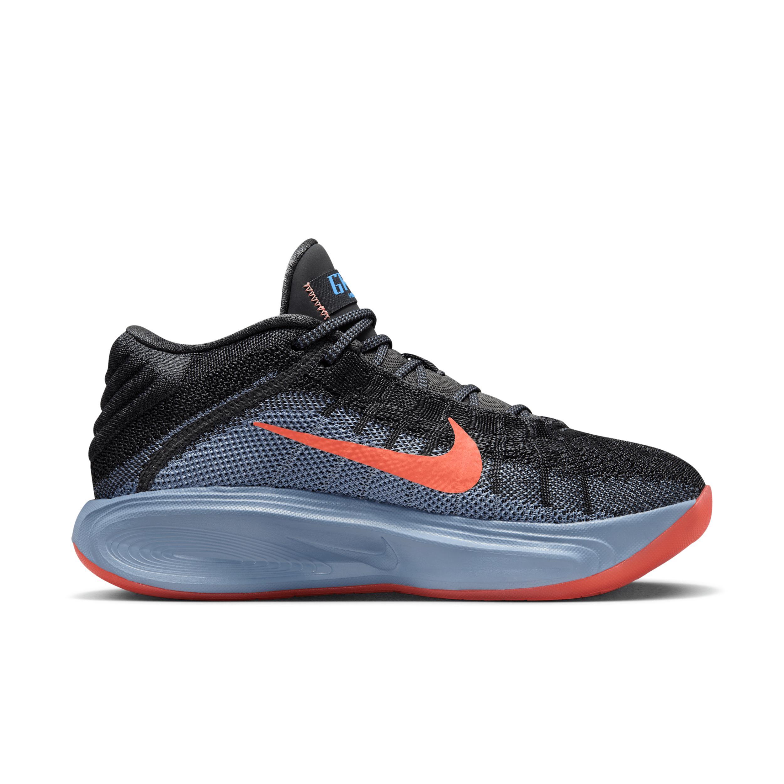 Nike Womens Nike GT Hustle - Womens Basketball Shoes Orange/Grey Product Image