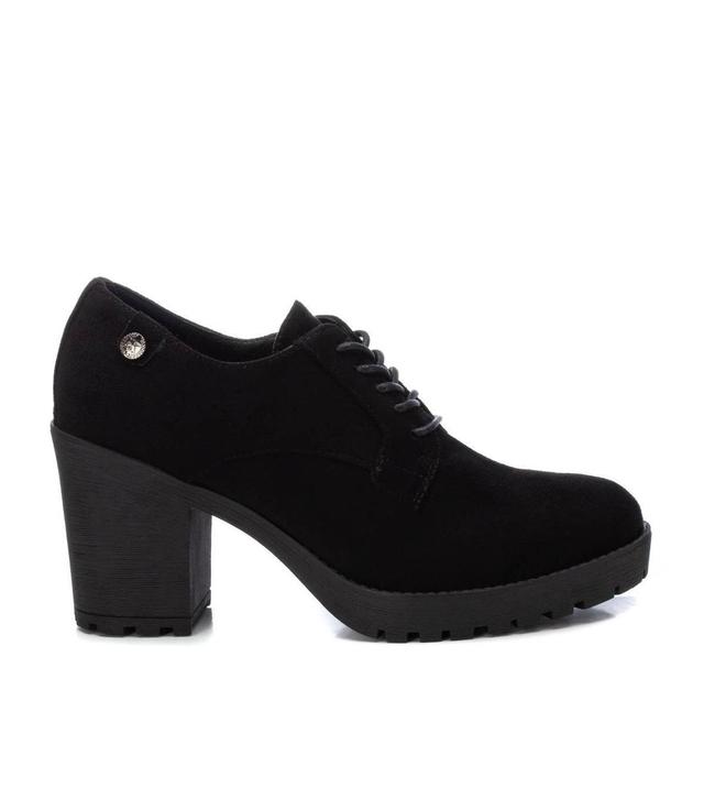 Xti Womens Heeled Lace-Up Suede Oxfords By Product Image