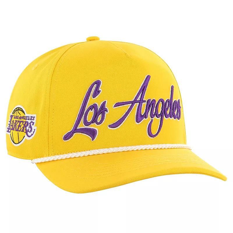 Mens 47 Los Angeles Lakers Overhand Logo Hitch Adjustable Hat Product Image