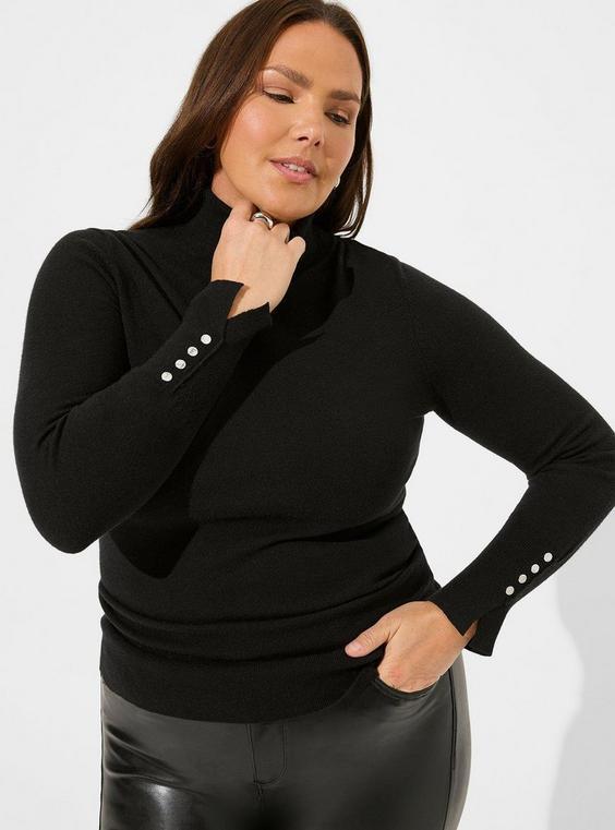 Everyday Soft Pullover Turtleneck Sweater Product Image