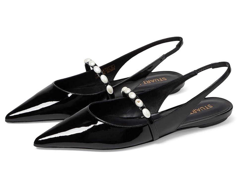 Stuart Weitzman Emlia Pearlita Slgbk Flat Women's Flat Shoes Product Image