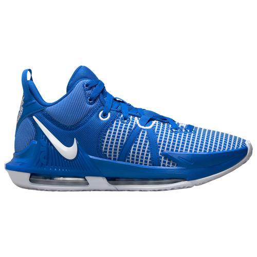 Nike Mens LeBron James Lebron Witness 7 TB - Basketball Shoes White/Royal/Royal Product Image