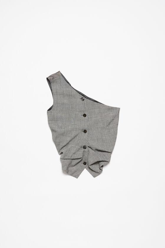 Off shoulder waistcoat top Product Image