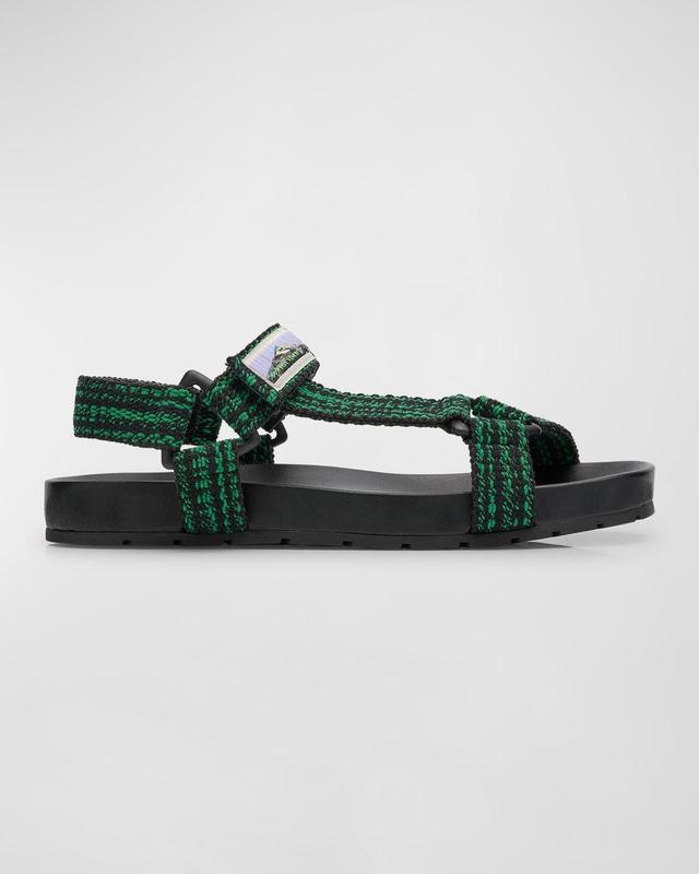 Mens Trip Two-Tone Ribbon Sporty Sandals Product Image