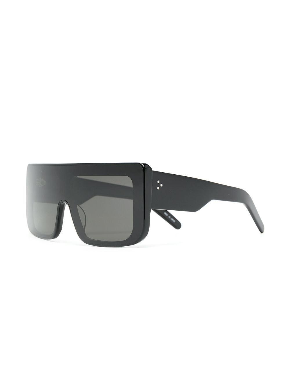 Oversize Square-frame Sunglasses In Black Product Image