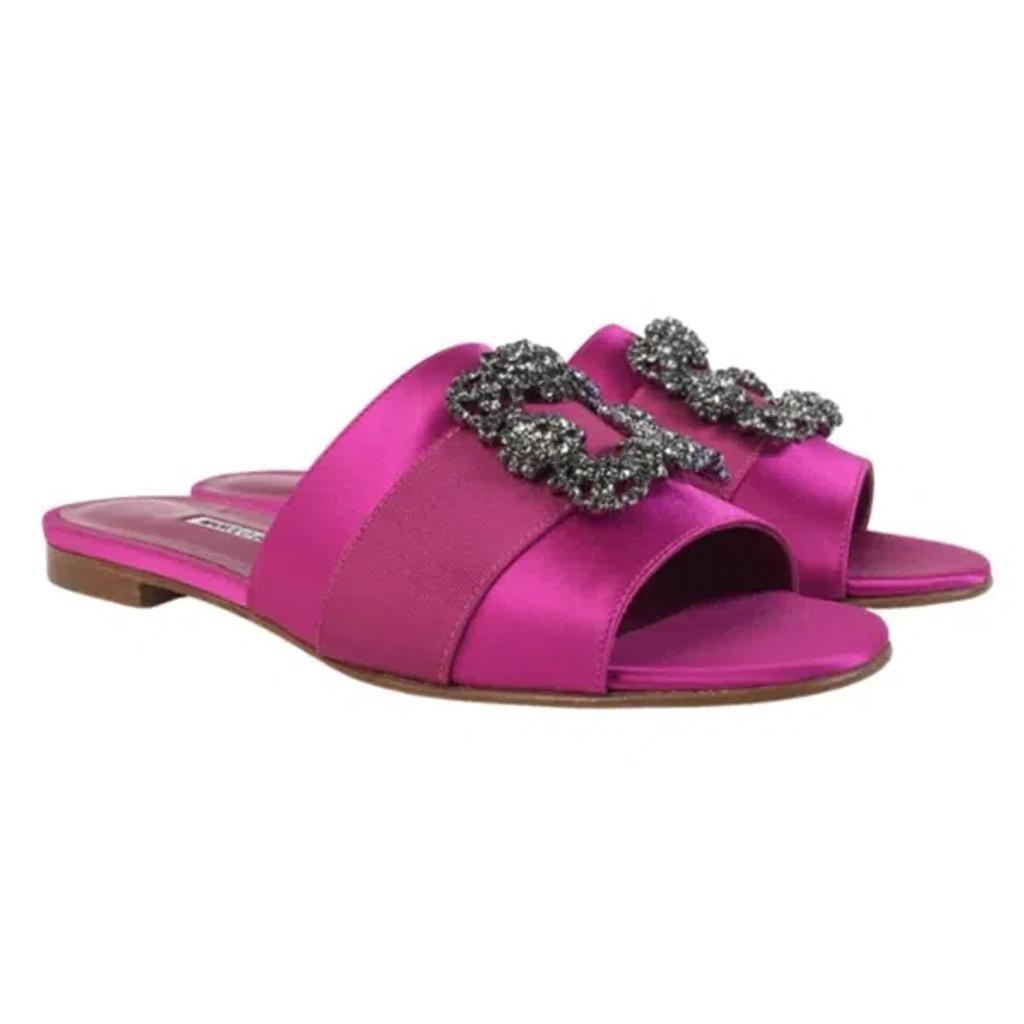 Martamod Satin Sandal In Pink Product Image