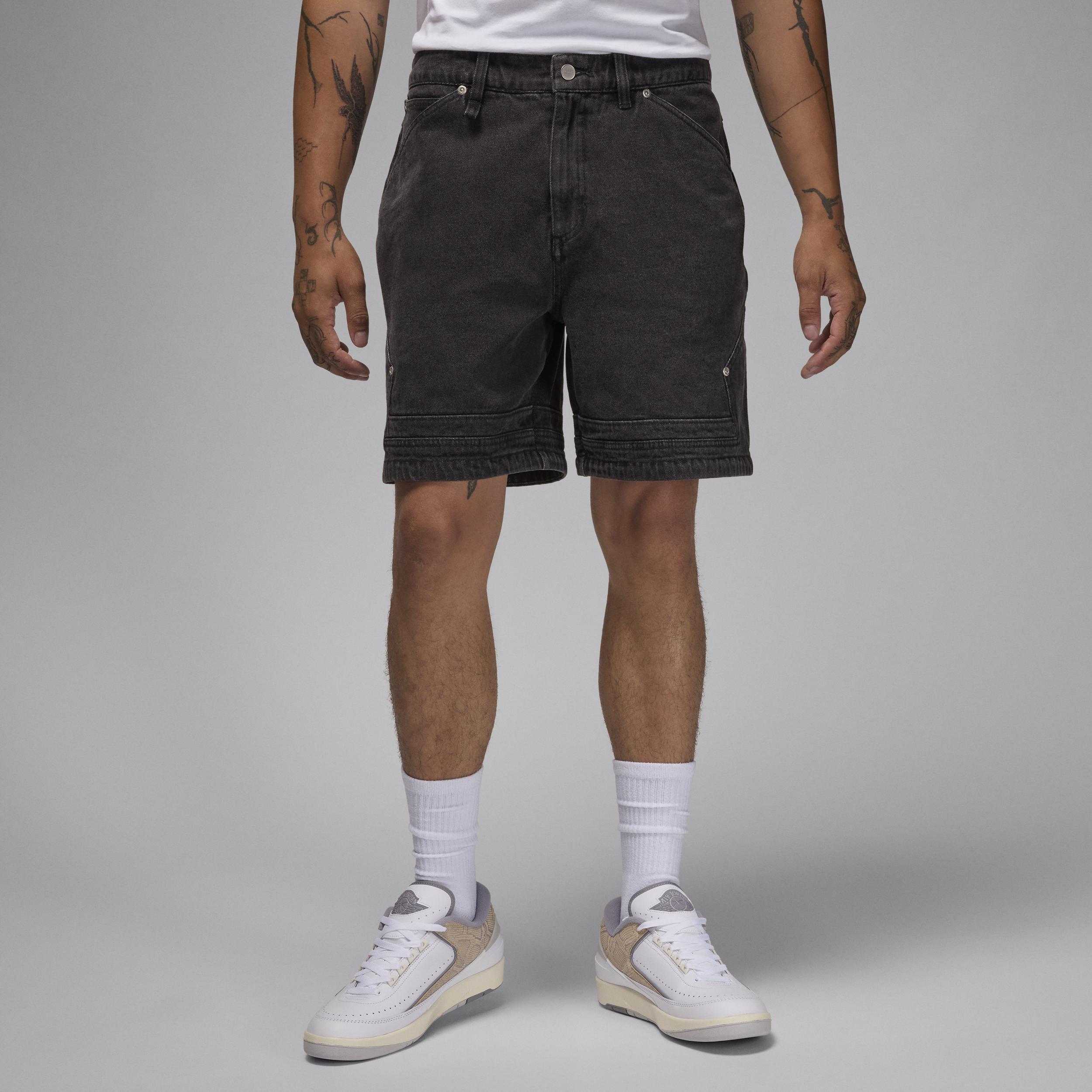 Jordan Mens MJ Air Shorts - Black/Black Product Image