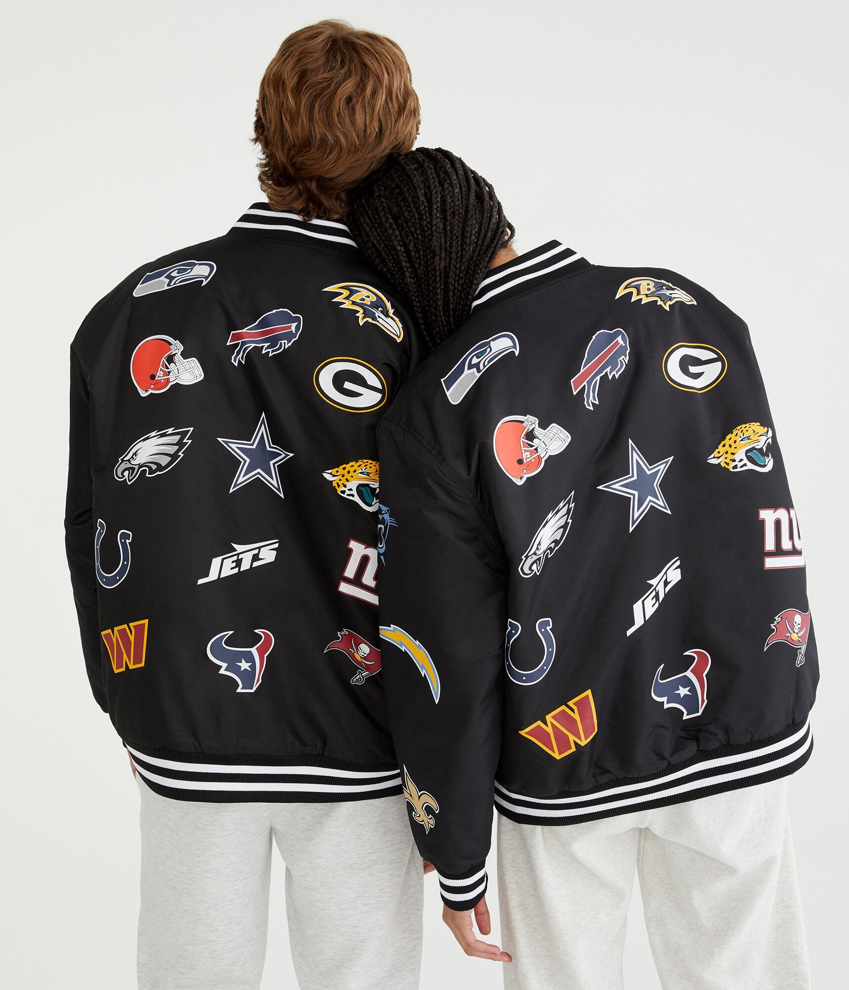 NFL Team Logos Bomber Jacket Product Image