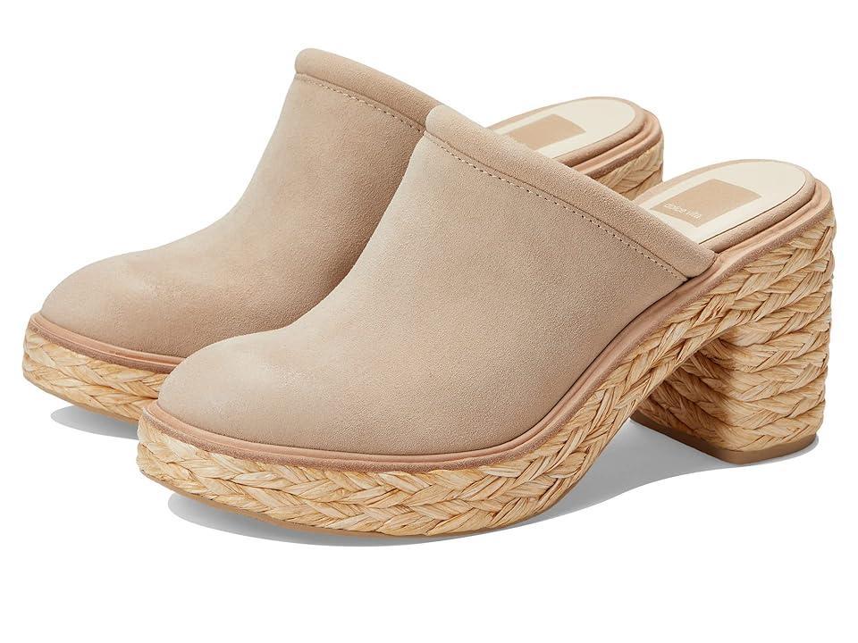 Dolce Vita Camdin Raffia (Dune Suede) Women's Shoes Product Image