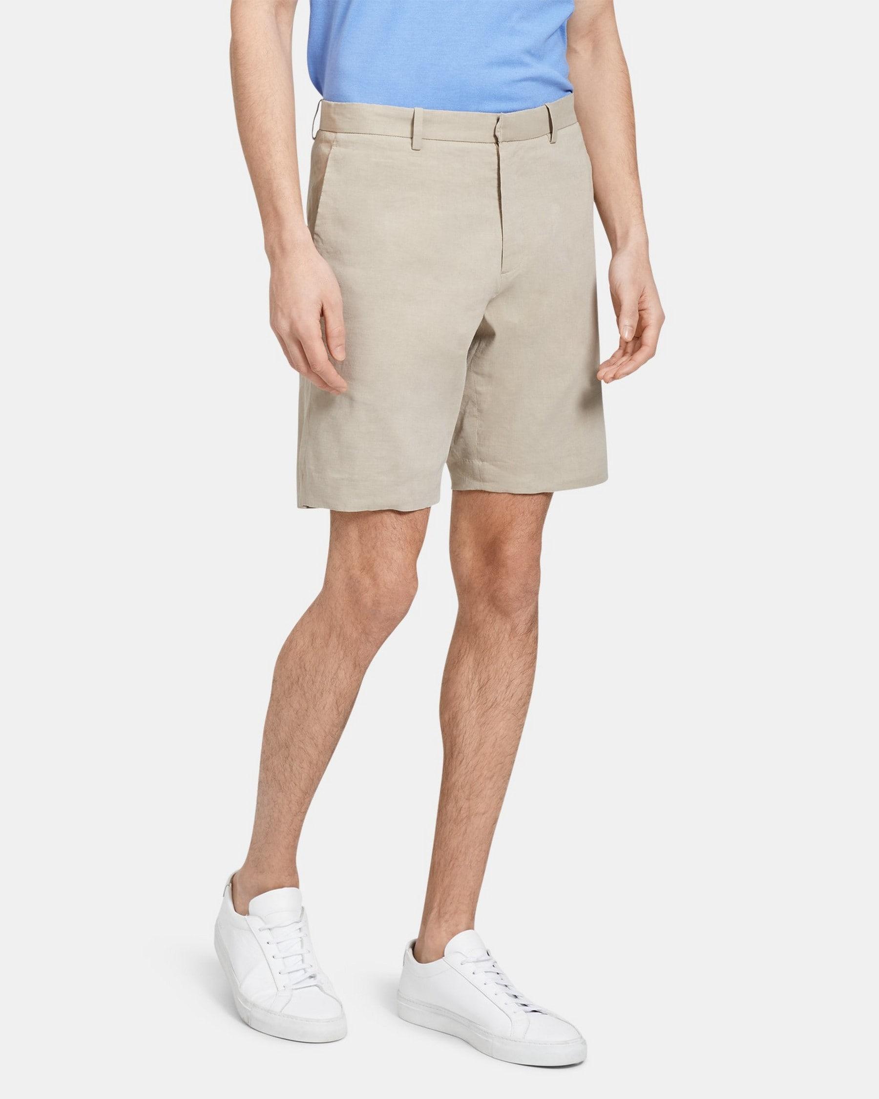 Tapered Short in Stretch Linen Product Image