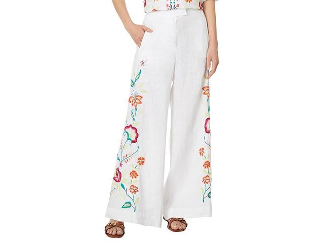 Johnny Was Averi Wide Leg Linen Pant Women's Dress Pants Product Image