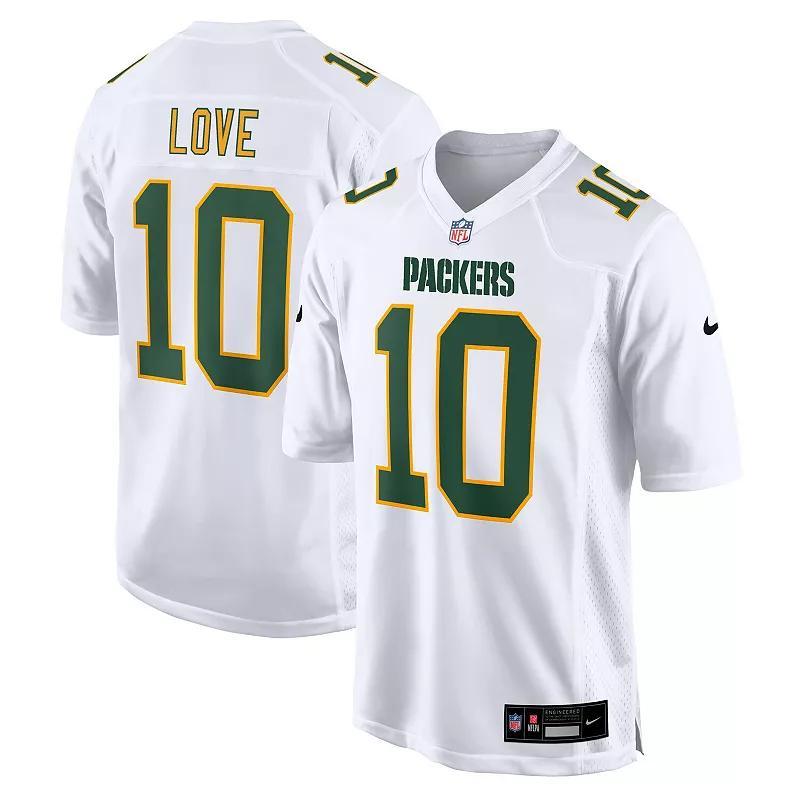 Mens Nike Jordan Love Green Bay Packers Fashion Game Jersey Product Image