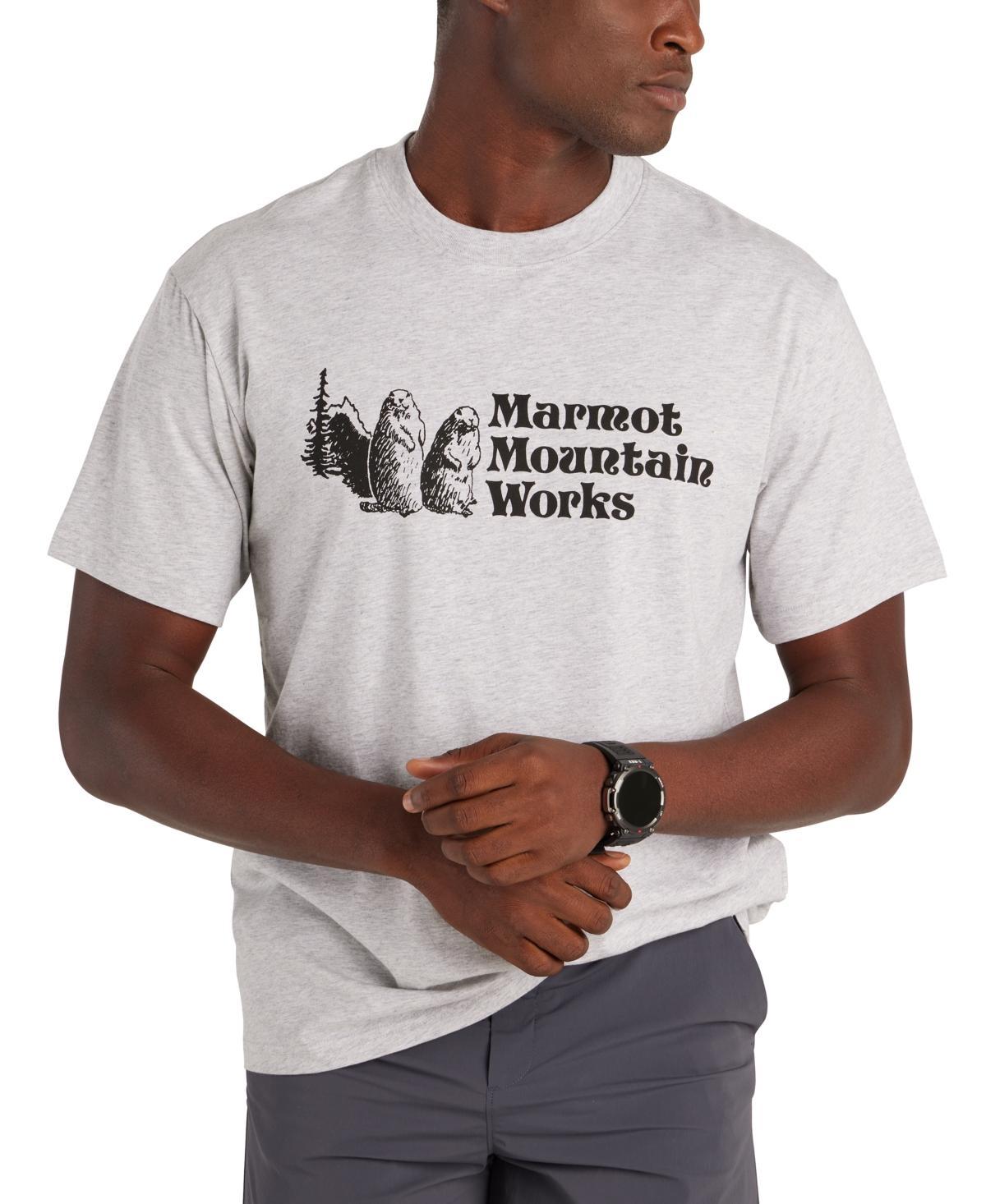 Marmot Mens Mmw Short Sleeve Crewneck Graphic T-Shirt Product Image