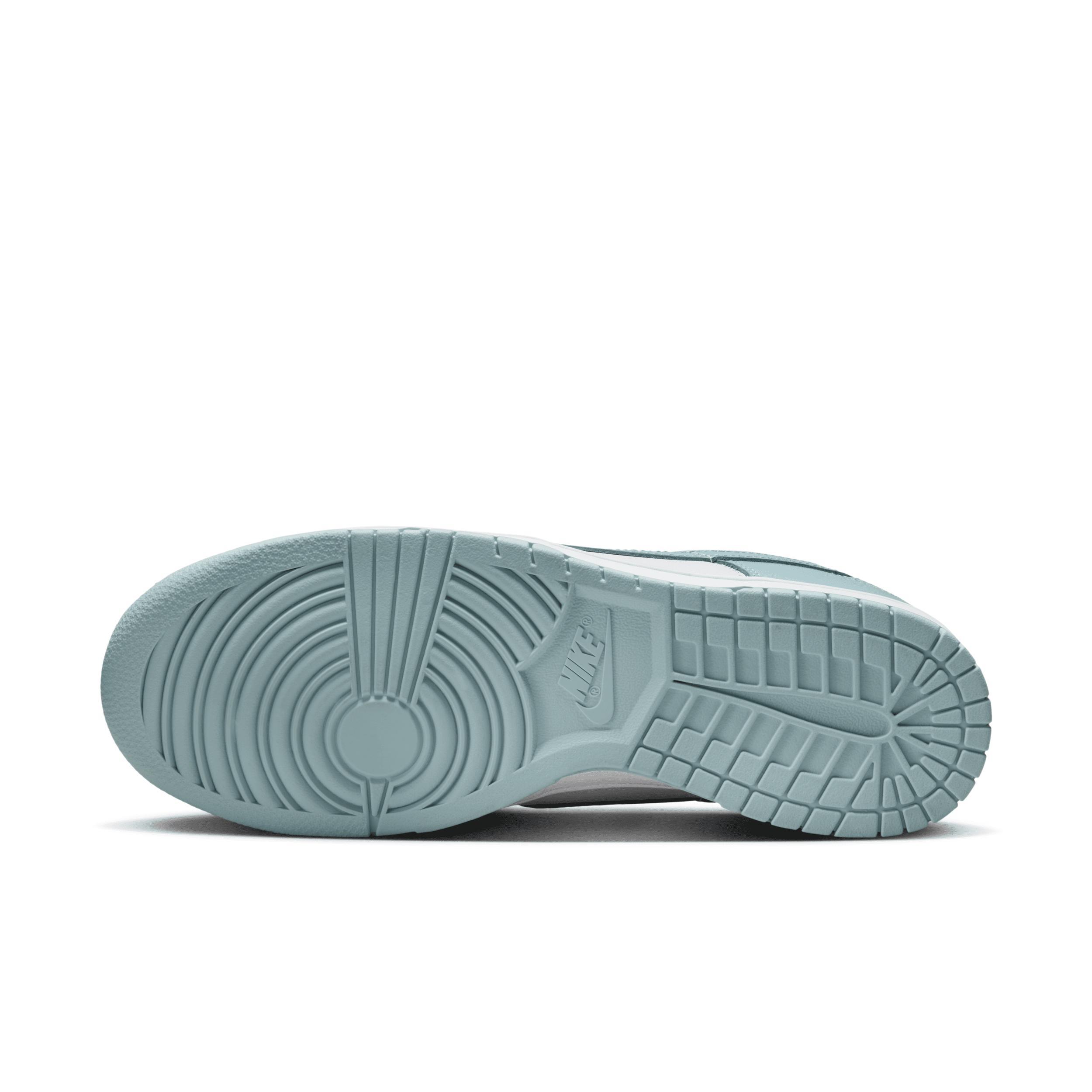 Nike Mens Nike Dunk Low Retro - Mens Shoes White/Teal/White Product Image