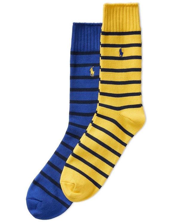 Polo Ralph Lauren Striped Boot Socks 2-Pack Product Image