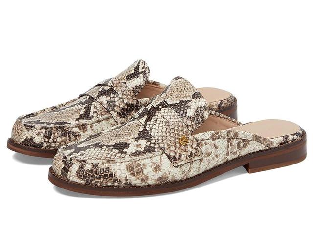 Cole Haan Lux Pinch Penny Mule (Sandollar Print Soho Snake Leather) Women's Flat Shoes Product Image