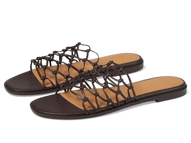 Madewell Taryn Knotted Slide (Chocolate Raisin) Women's Sandals Product Image