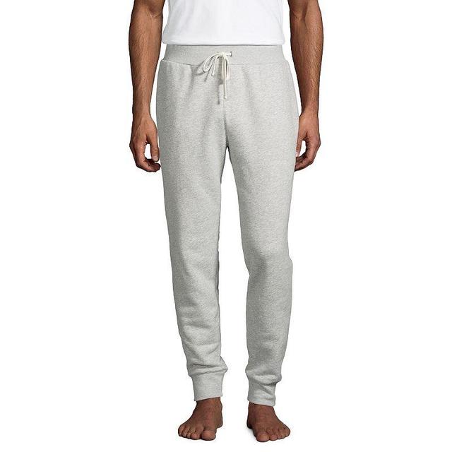 Big & Tall Lands End Serious Sweats Jogger Pants, Mens Gray Grey Product Image