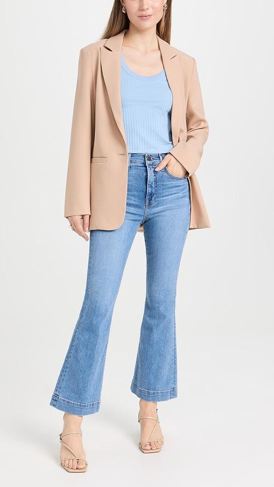 Veronica Beard Jean Carson Ankle Flare Jeans | Shopbop Product Image