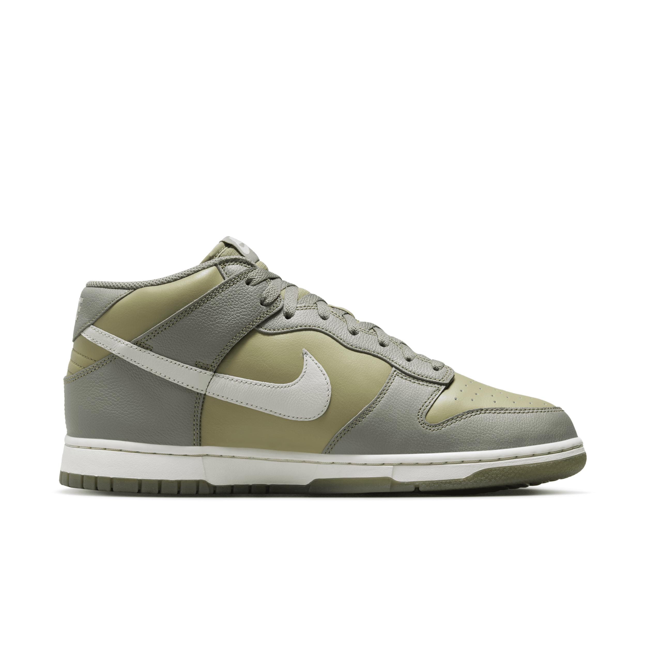 Dunk Mid Basketball Sneaker In Dark Stucco/light Bone/olive Product Image