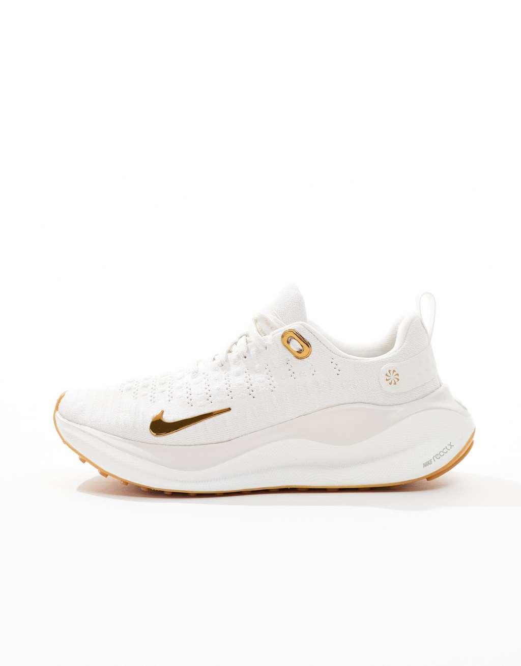 Nike Running Infinity Run sneakers in off white Product Image