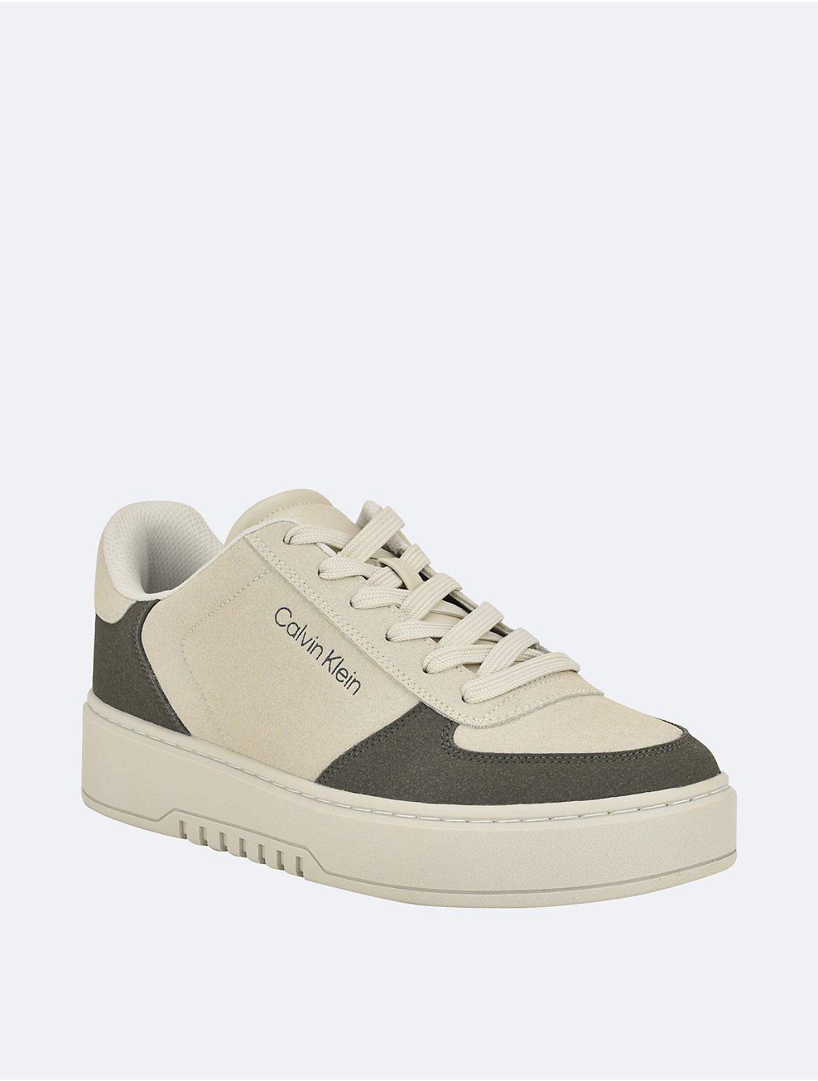 Calvin Klein Mens Kiko Lace-Up Casual Sneakers Product Image