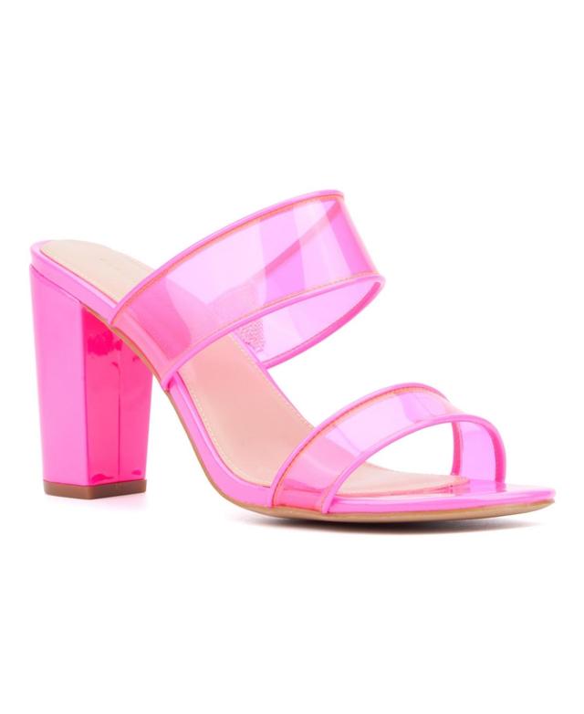 Fashion To Figure Womens Berlynne Block Heel Sandal - Wide Width Product Image