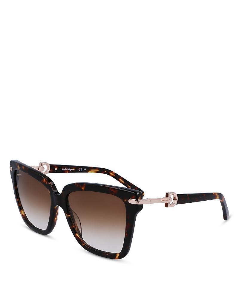 Ferragamo Gancini Square Sunglasses, 57mm Product Image