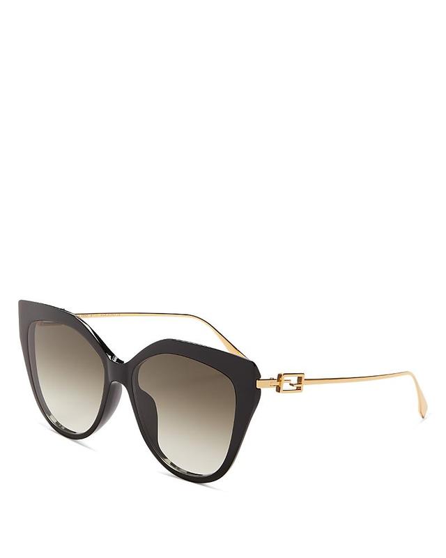 Womens Baguette 57MM Oval Sunglasses Product Image