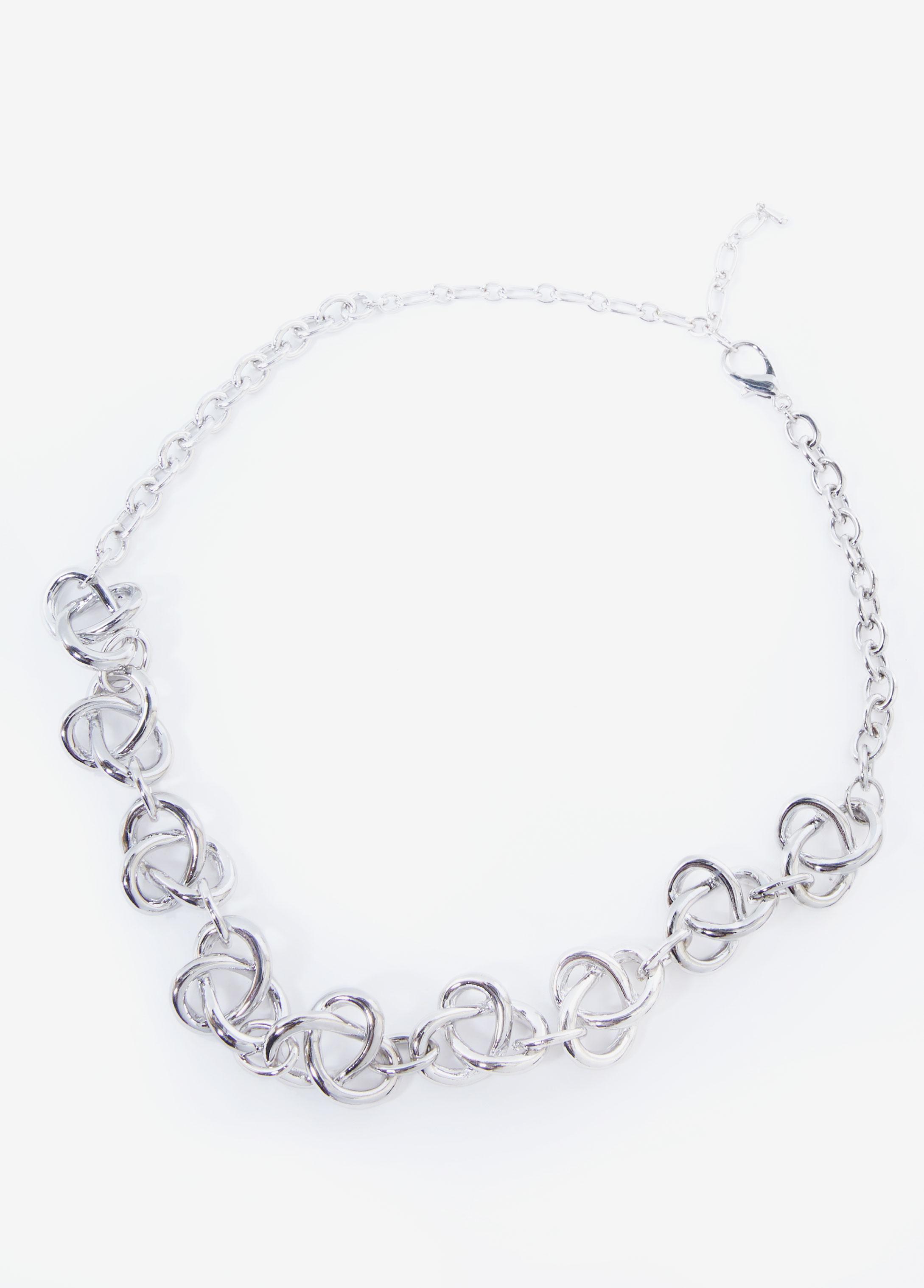 Plus Size Knotted Chain Link Necklace Ashley Stewart Product Image