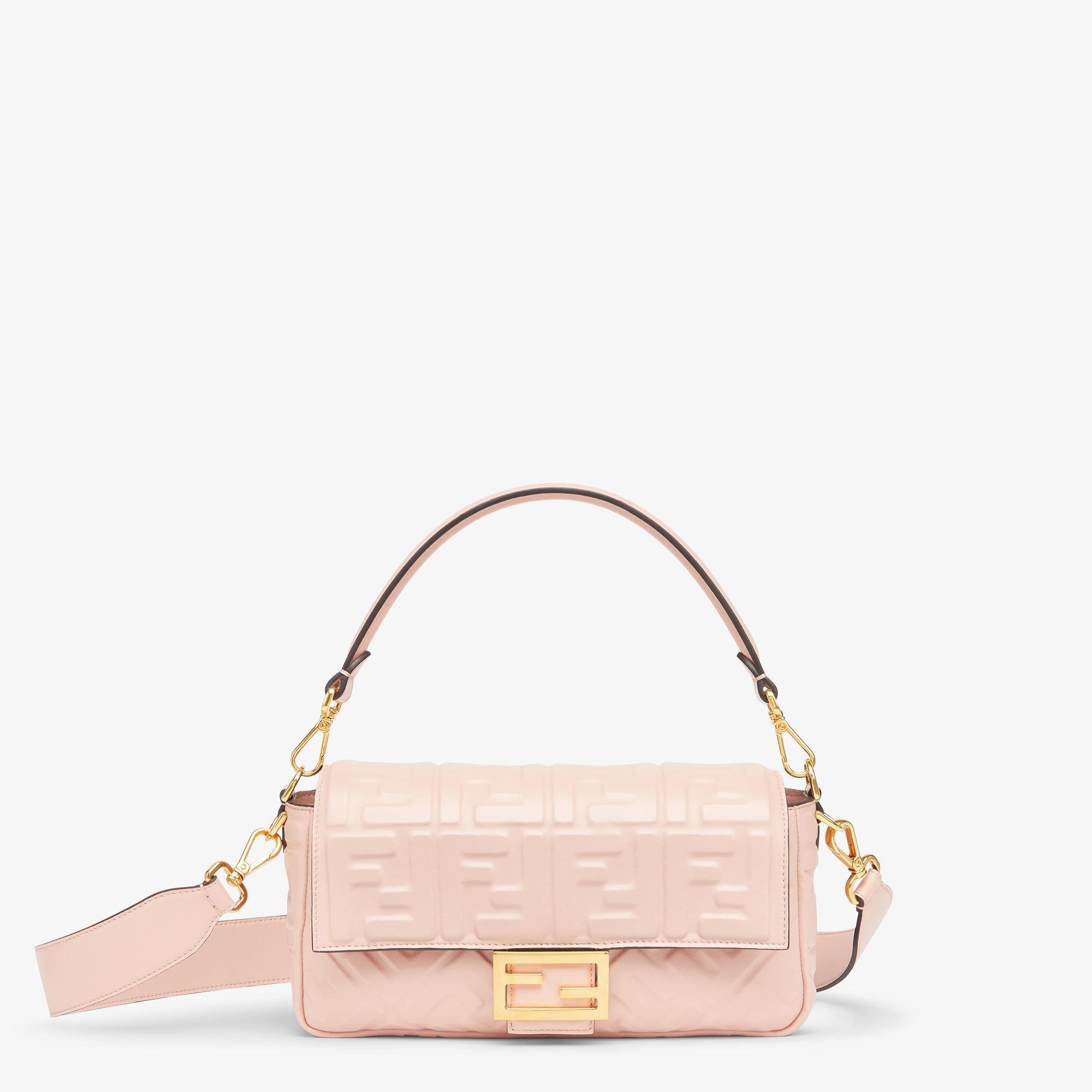 BaguettePink nappa leather bag Product Image