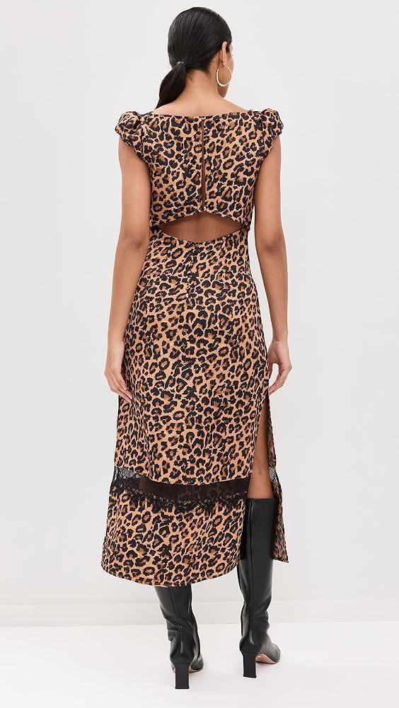 Free People Foolish Heart Printed Midi Dress | Shopbop Product Image