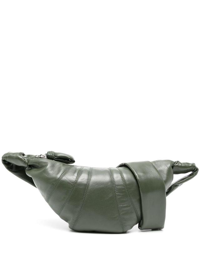 LEMAIRE Medium Croissant Shoulder Bag In Green Product Image