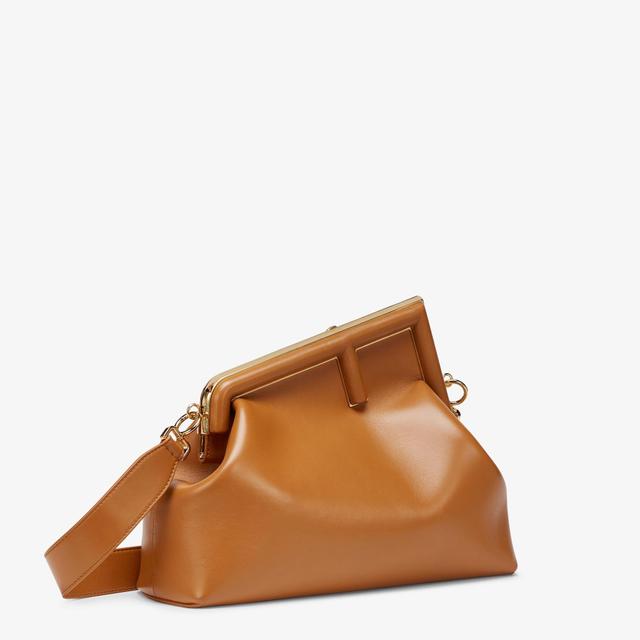 Fendi First MediumBrown leather bag Product Image